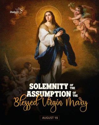 The Assumption of Mary: A Symphony of Cobalt and Gold, Echoes of Heavenly Glory!